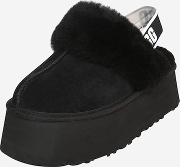 UGG Slippers 'Funkette' in Black: front