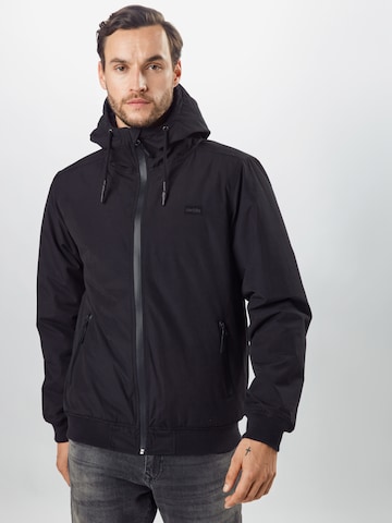 Iriedaily Regular fit Between-season jacket 'Nilas' in Black: front