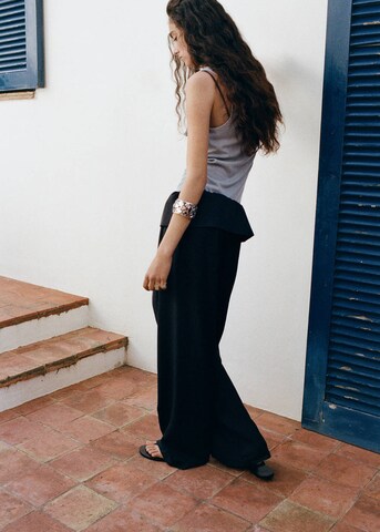 MANGO Regular Pants 'Ginny' in Grey