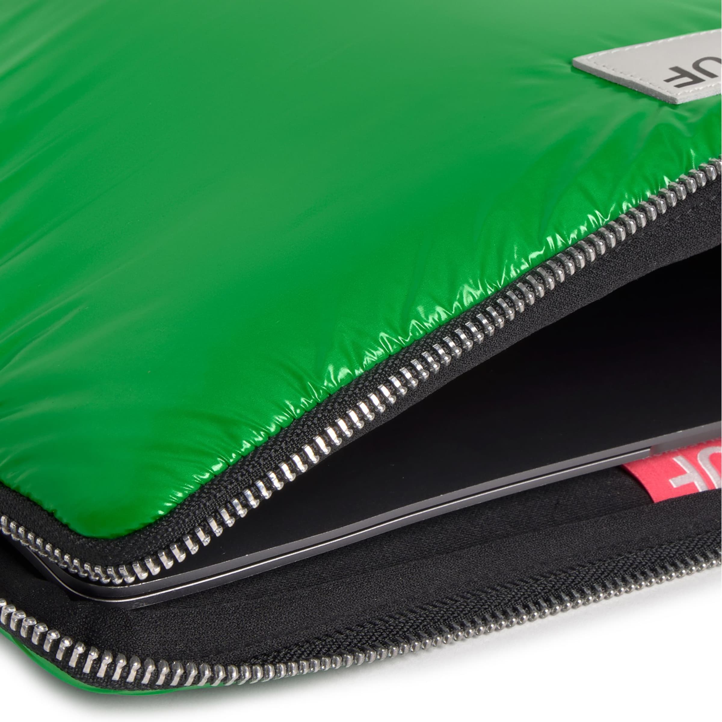 Borsa per laptop 'Glossy' di Wouf in verde