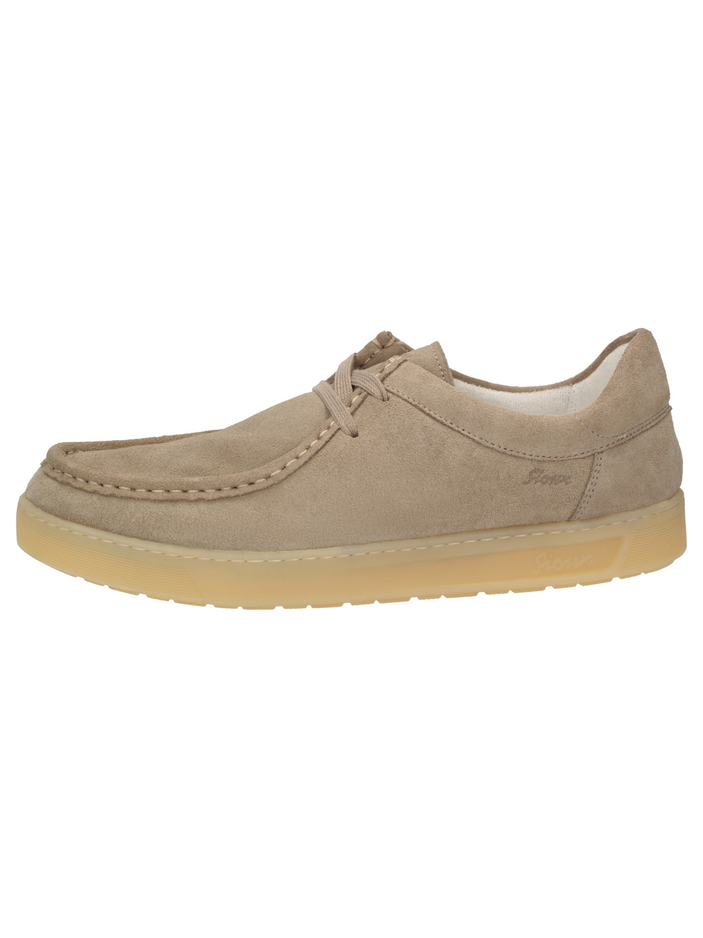SIOUX Lace-up shoe ' Tedrino-701 ' in Beige