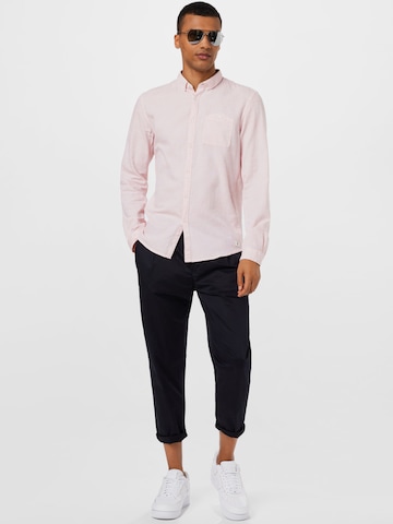 TOM TAILOR DENIM Regular Fit Hemd in Pink