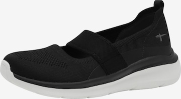 Ballerines à lanières Tamaris en noir : devant