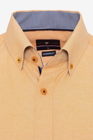 DENIM CULTURE - Regular Fit Camisa ' MARCUS ' em laranja