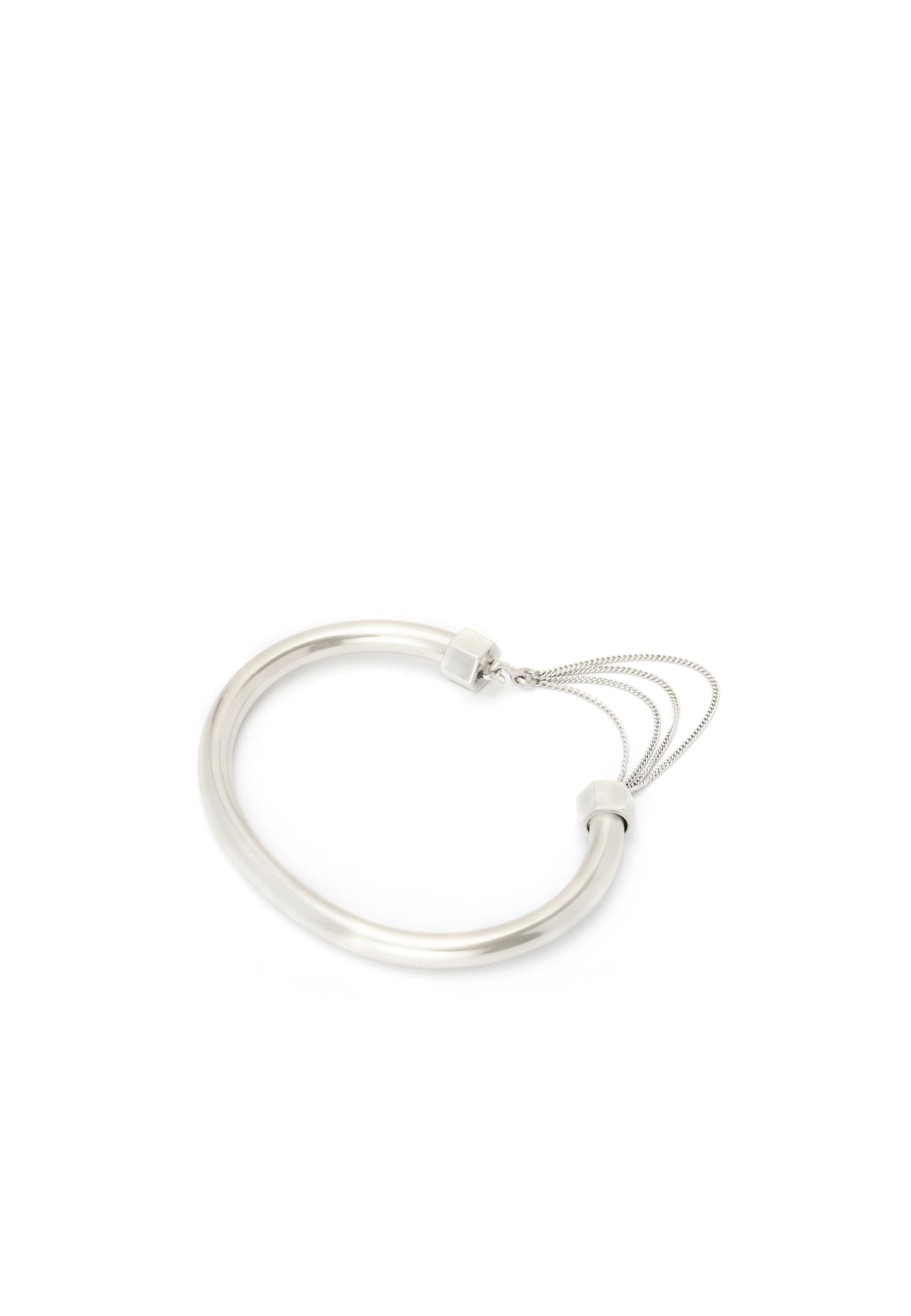 AllSaints - Pulseira 'Swag' em prata