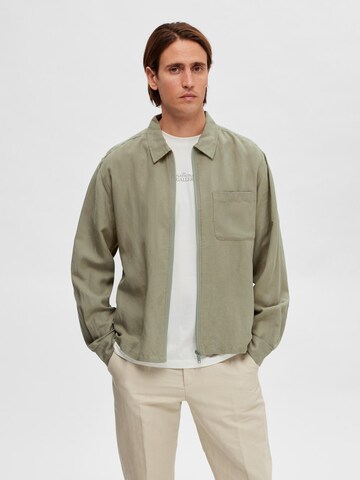 SELECTED HOMME Between-Season Jacket 'Aaron' in Grey: front