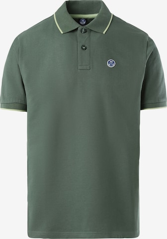 North Sails Poloshirt in Grün: predná strana