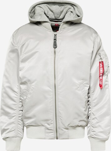 ALPHA INDUSTRIES Between-Season Jacket 'MA-1 ZH' in Grey: front