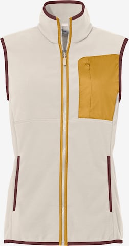 VAUDE Sportbodywarmer 'Rosemoor' in Beige: voorkant