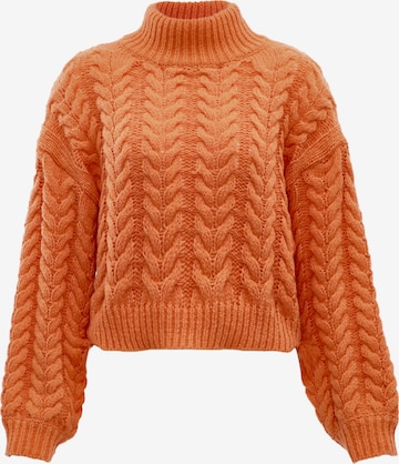 Pull-over MYMO en orange : devant