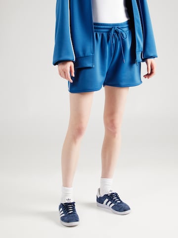 TOPSHOP Wide Leg Shorts in Blau: predná strana