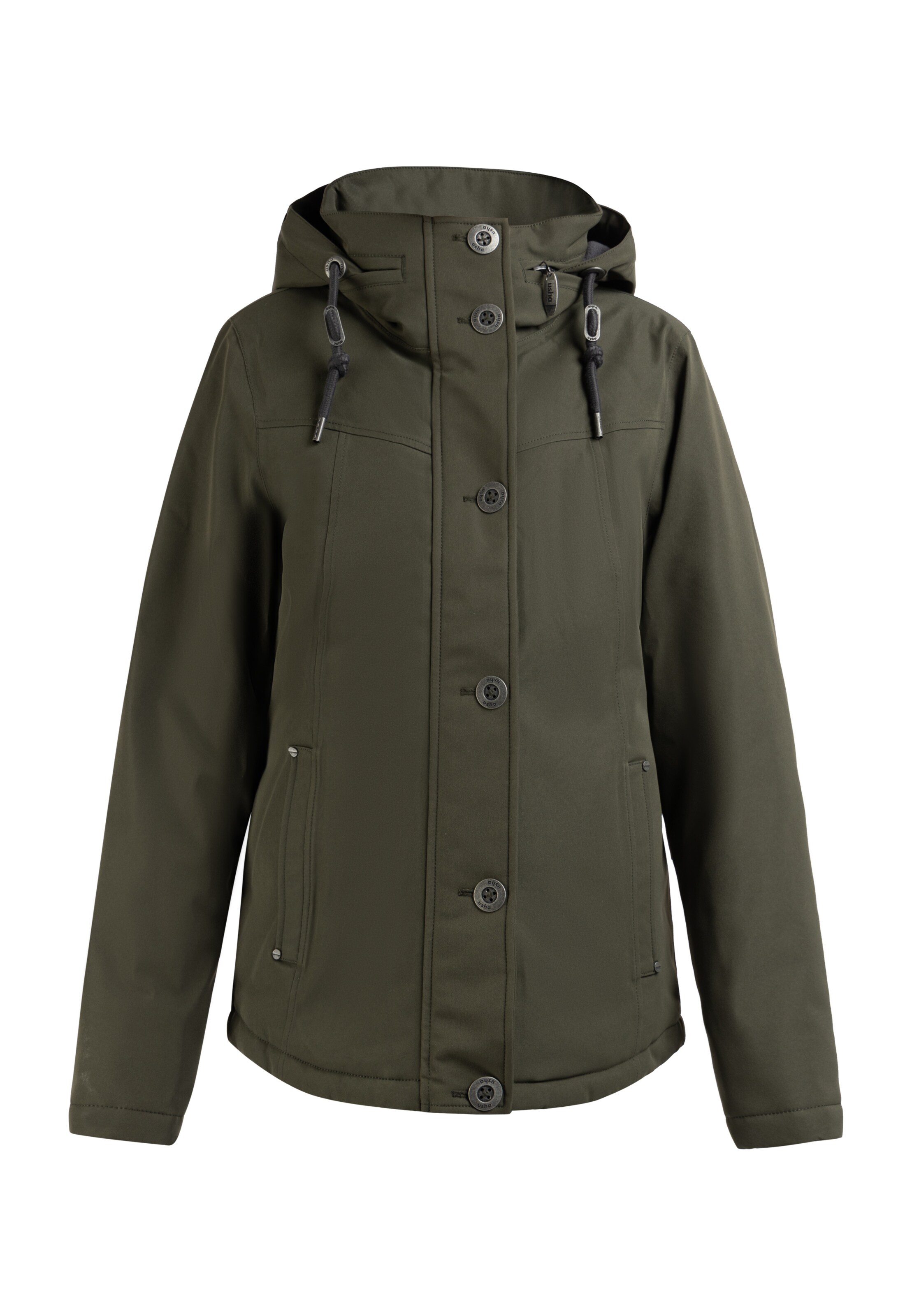 usha BLUE LABEL Övergångsjacka i grön: framsida