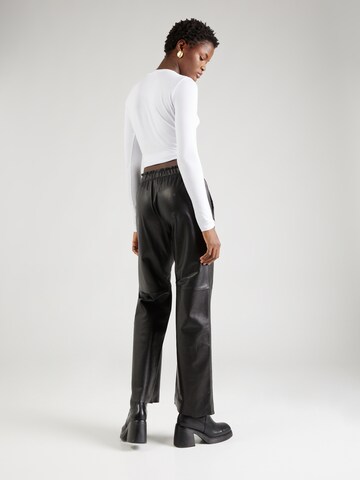 OAKWOOD Loosefit Παντελόνι 'URANUS' σε μαύρο