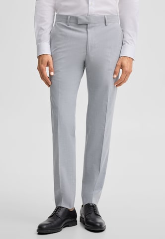 Coupe slim Pantalon chino 'Melwin' STRELLSON en gris : devant