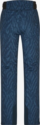 ZIENER Regular Workout Pants 'TILLA' in Blue