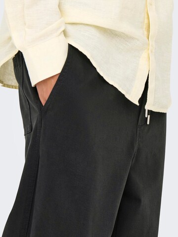 Regular Pantalon 'ONSSinus' Only & Sons en noir