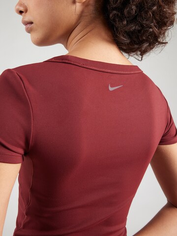 NIKE Функциональная футболка 'One' в Красный