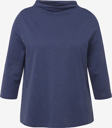 Ulla Popken Shirt (GOTS) in Blau: predná strana