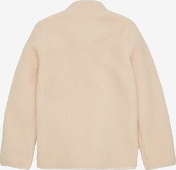 TOM TAILOR Fleece jacket in Beige