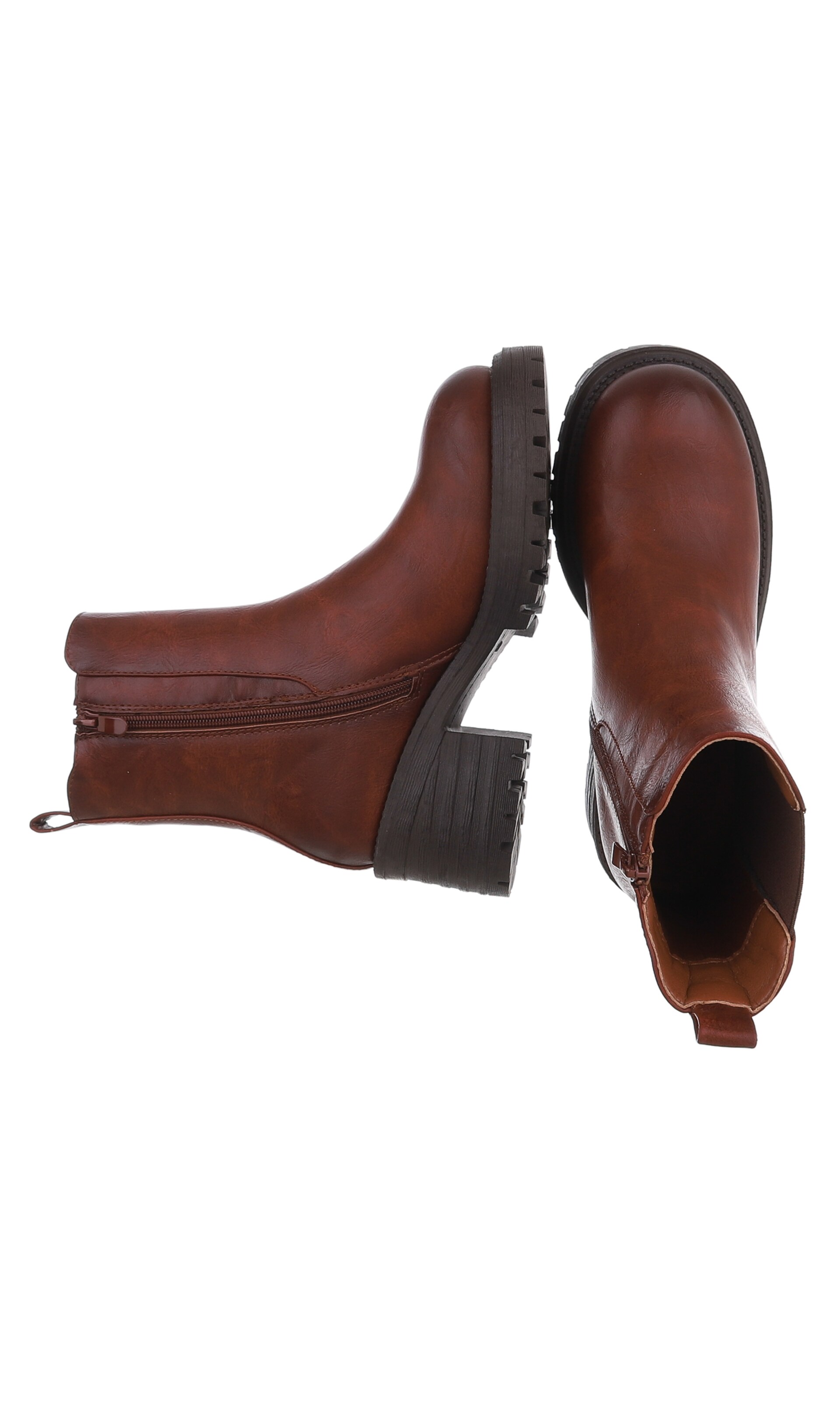 Ital-Design Ankle Boots in Beige