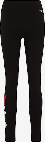 Skinny Pantaloni sport 'Baek' de la FILA pe negru
