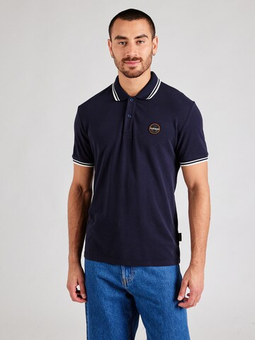 NAPAPIJRI Poloshirt 'E-MACAS' in Blau: Vorderseite