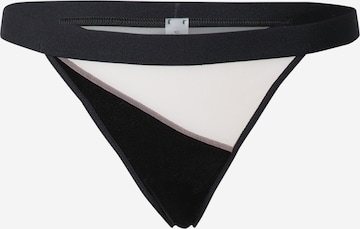 Undress Code Thong in Black: front