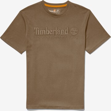 TIMBERLAND Shirt 'Est 1973 Tee' in Brown: front