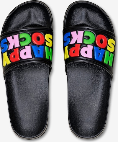 36,5 dydžio Šlepetės 'Happy Socks' iš Happy Socks, spalva – žalia / rožių spalva / raudona / juoda, Prekių apžvalga