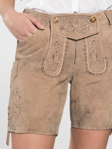 SPIETH & WENSKY Regular Traditional pants in Beige