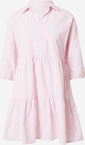 Robe ONLY en rose : devant