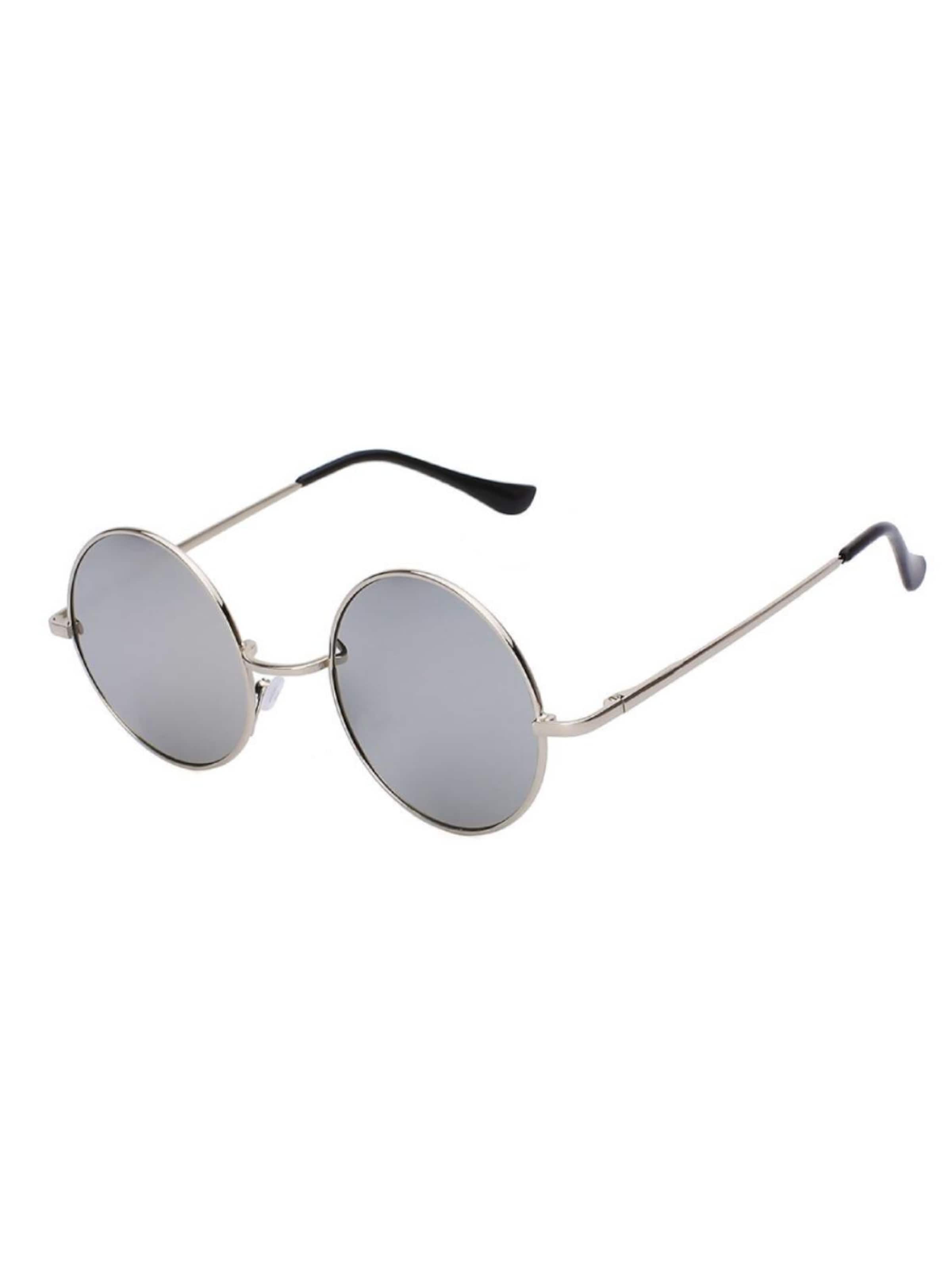 VEYREY Sunglasses 'VeyRey Sonnenbrille Braam Lenonky Dunkelblau gläser Silber' in Silver: front
