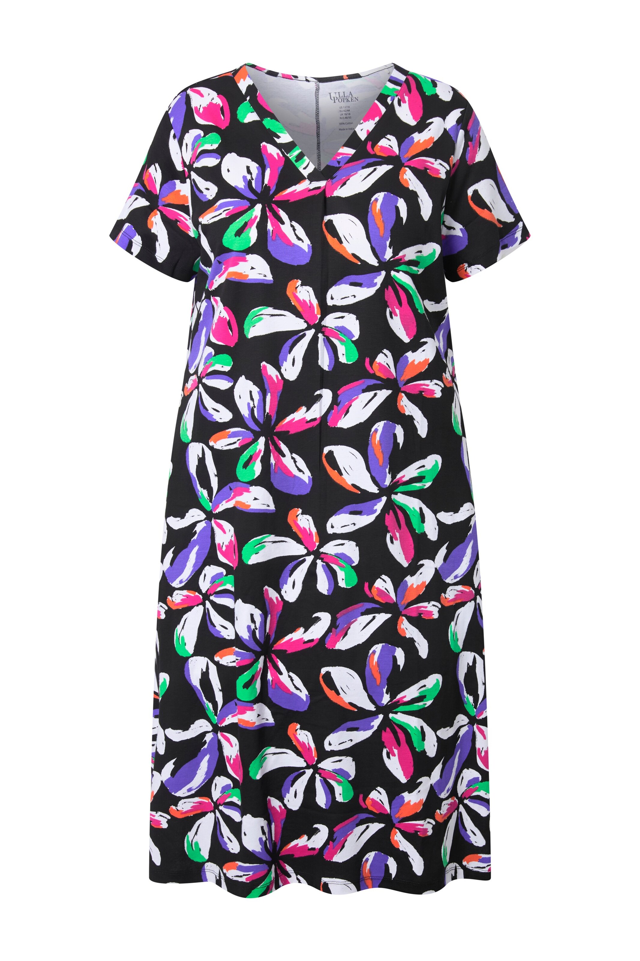 Ulla Popken Dress in Black: front