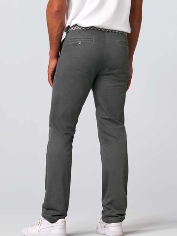 MEYER Regular Chino Pants 'Roma' in Grey