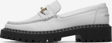 Bianco Mocassins 'GUNNA' in Wit: voorkant