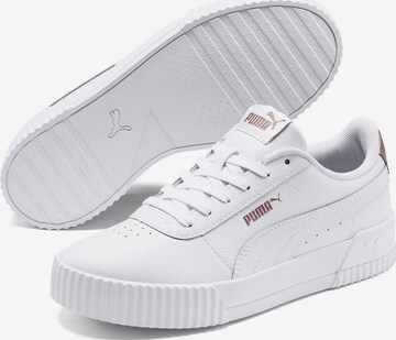 PUMA Sneakers laag 'Carina' in Wit: voorkant