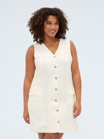 Robe-chemise Fiorella Rubino en blanc