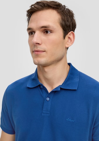 s.Oliver Poloshirt in Blau