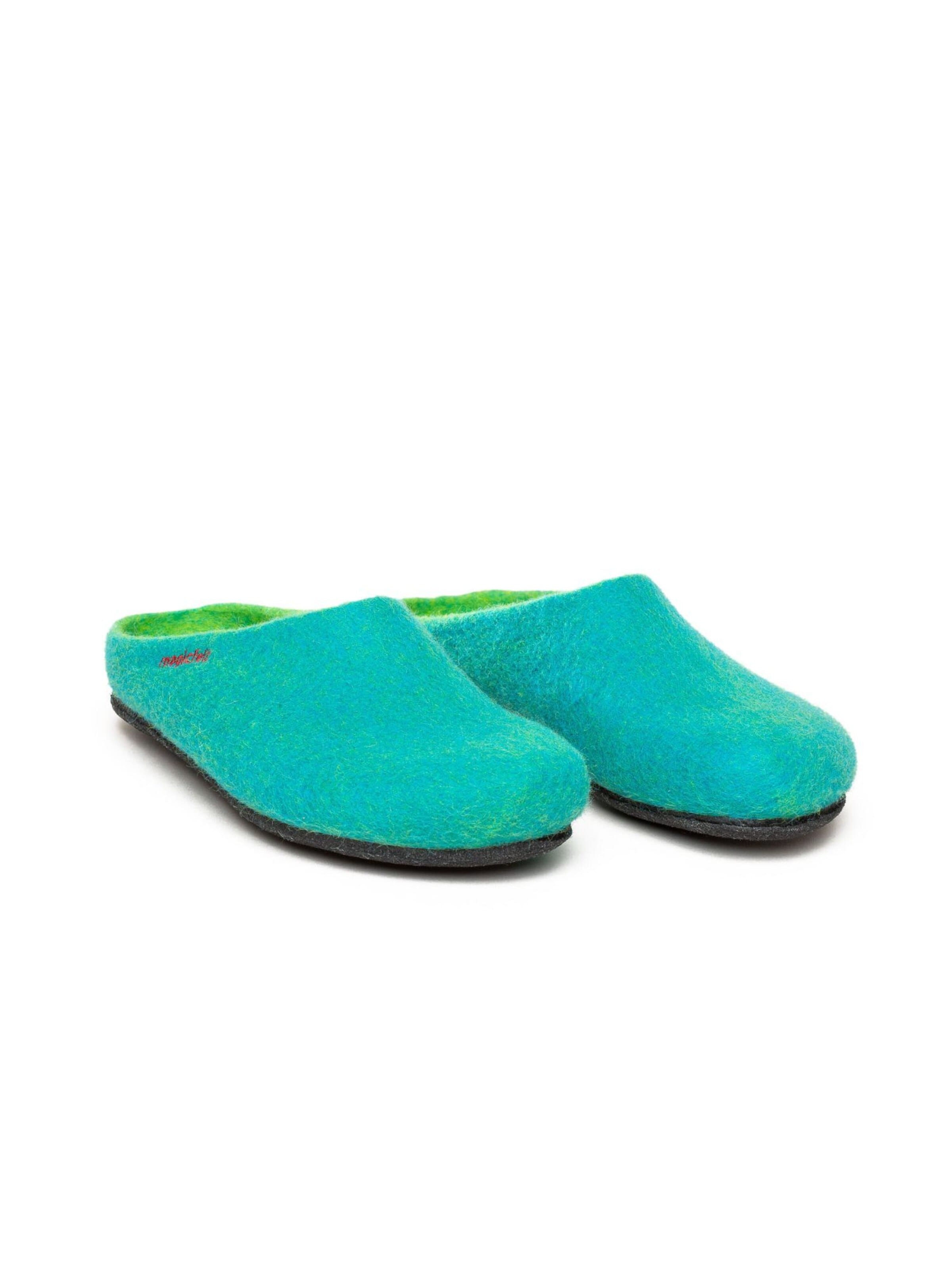 MagicFelt Slippers 'Filzpantoffel Magicfelt 709' in Blue