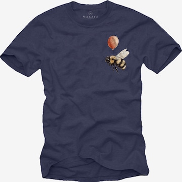 MAKAYA Shirt in Blue: front
