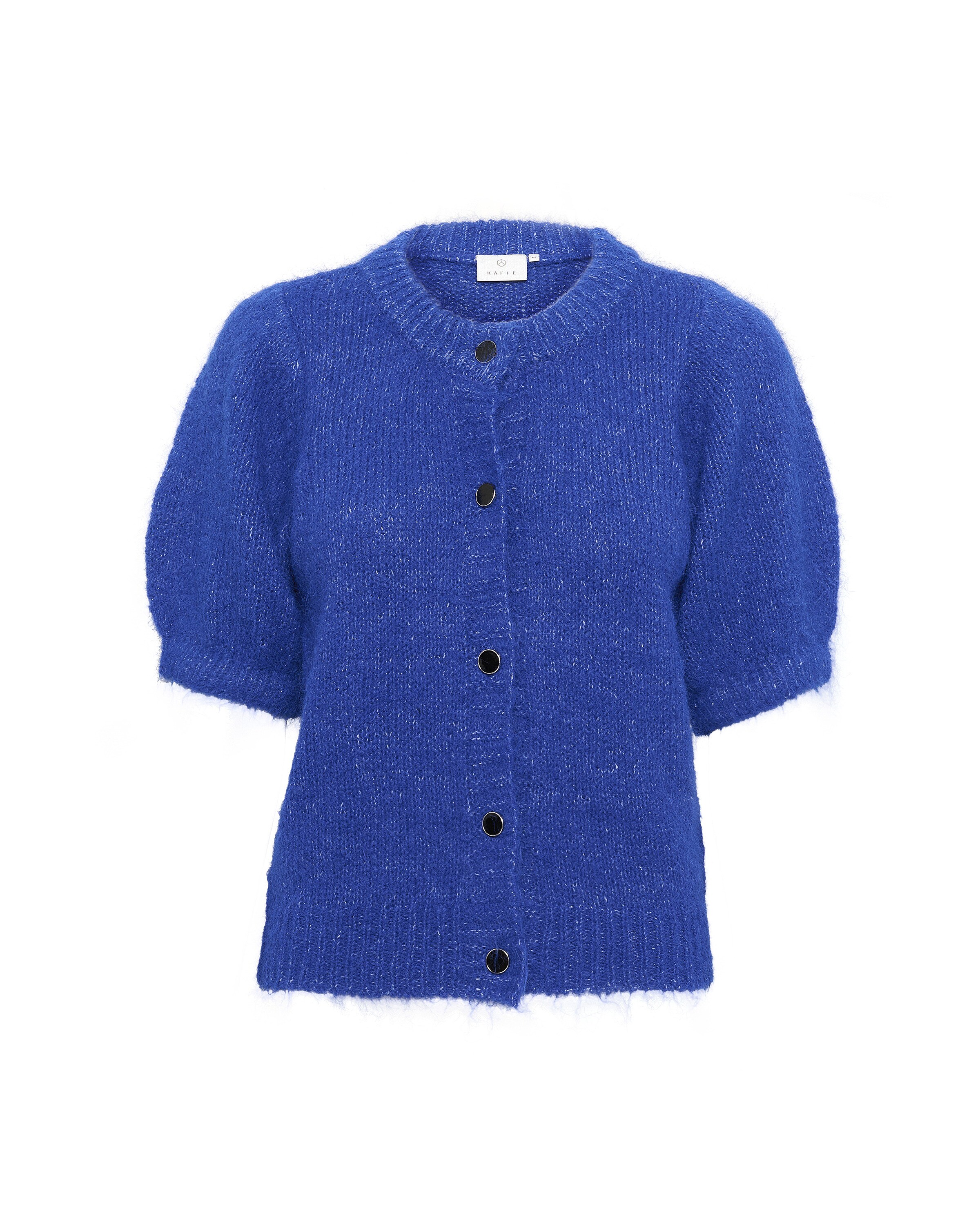 Kaffe Knit Cardigan 'Emilie Evi' in Blue: front