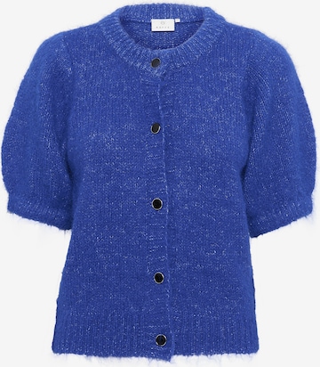Kaffe Knit Cardigan 'Emilie Evi' in Blue: front