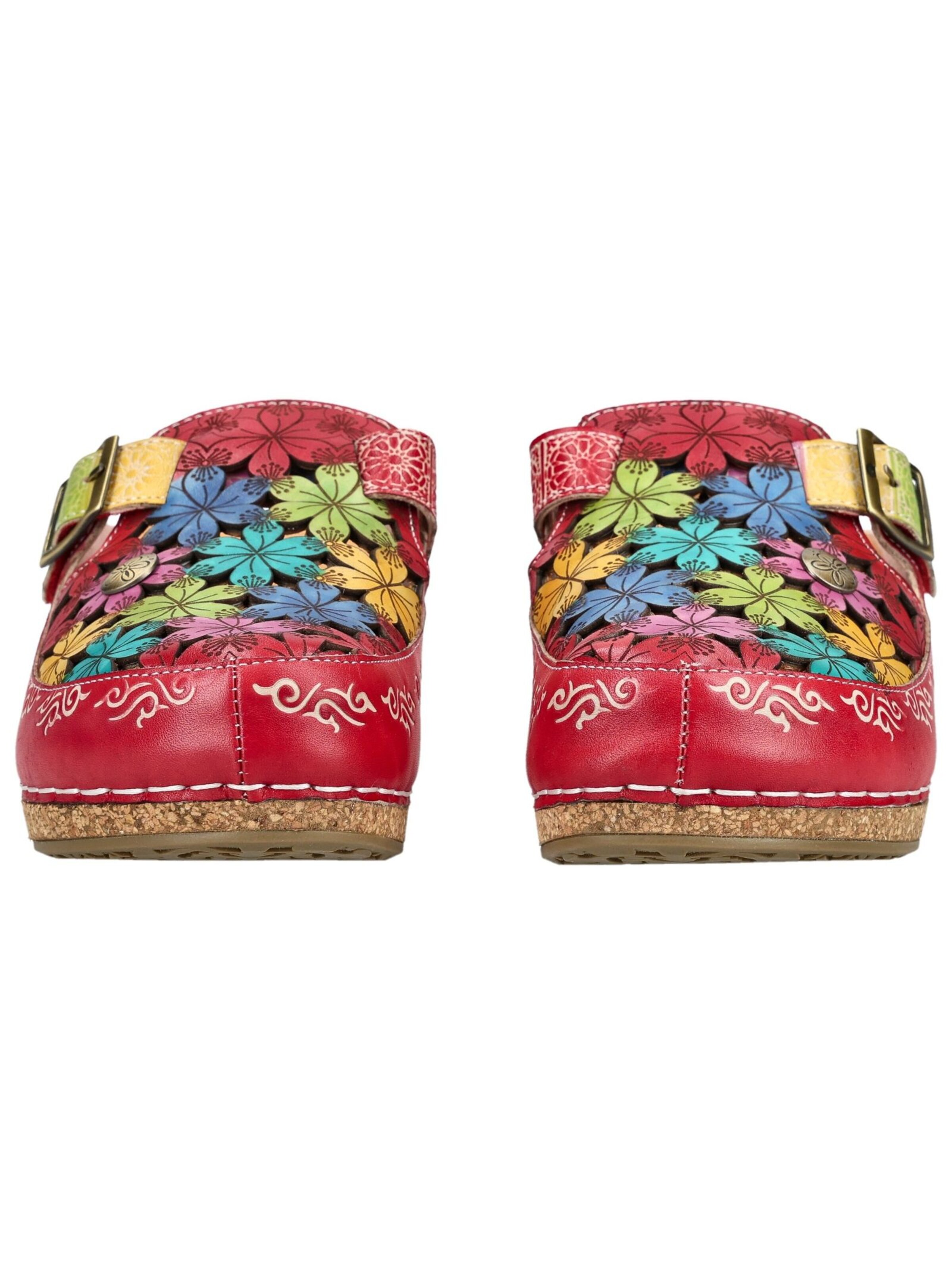 Laura Vita Pantolette in Rot