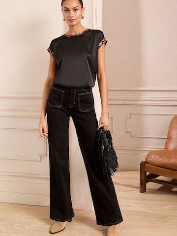 love & roses Blouse in Beige