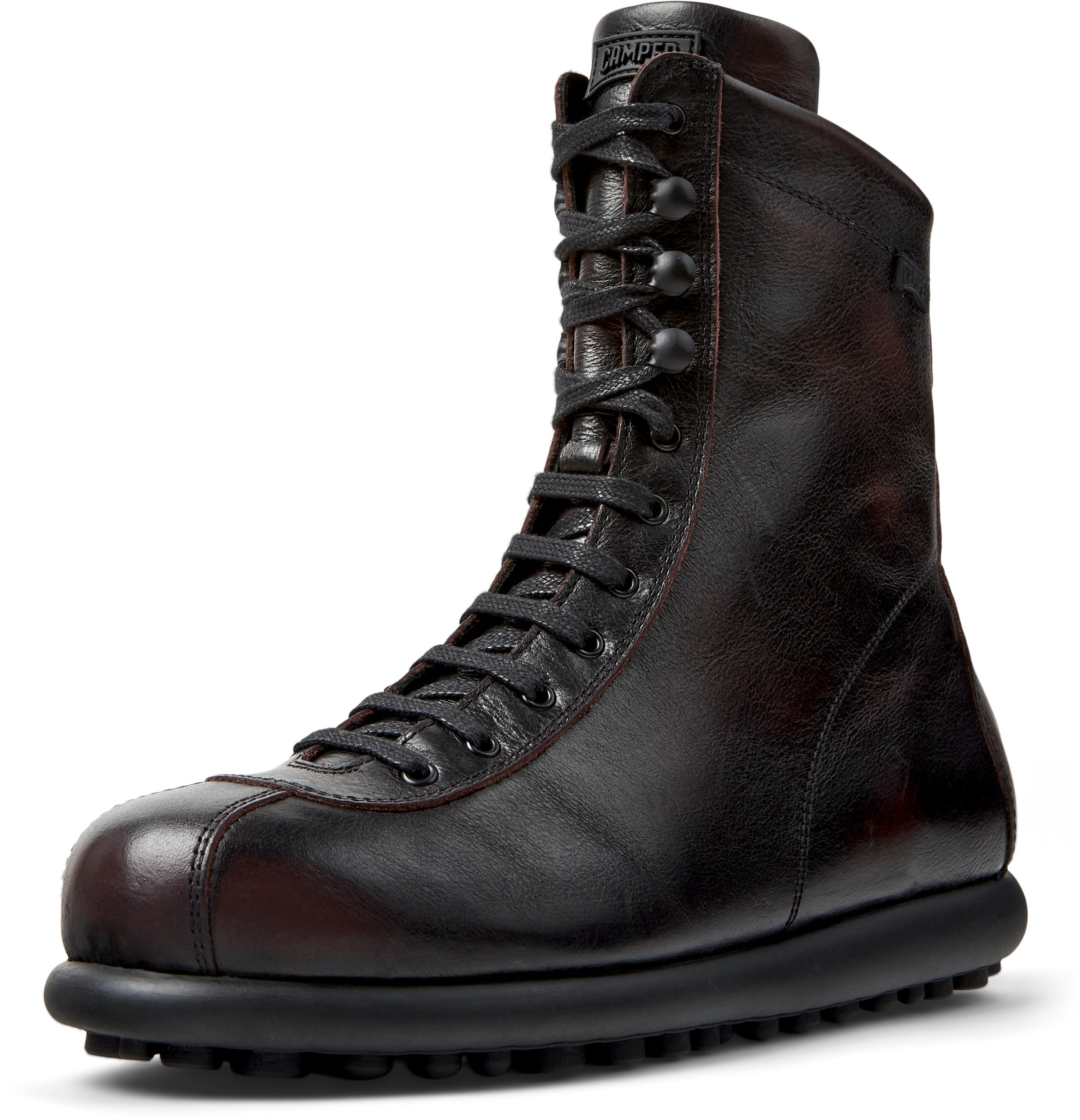 Ankle boots 'Pelotas Ariel' di CAMPER in nero: frontale