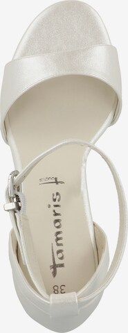 TAMARIS Strap sandal in White