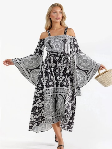 MSN Collection Kleid 'Maxi'‌‌‌‌ in Schwarz: Vorderseite