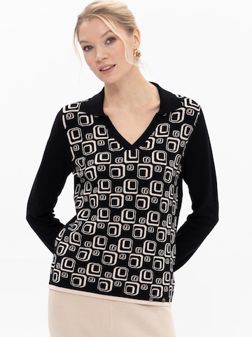 Passioni Pullover in Schwarz: Vorderseite