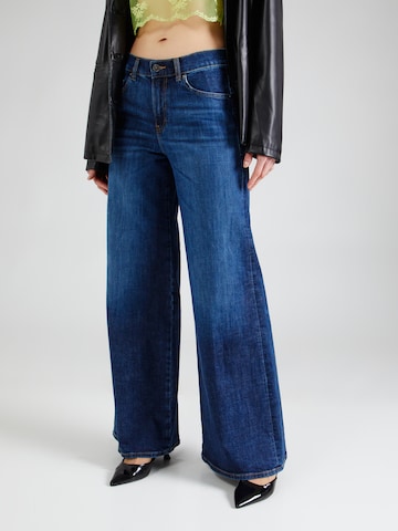 DIESEL Wide leg Jeans '1978 D-AKEMI' in Blauw: voorkant