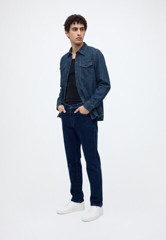 INDICODE JEANS Средняя посадка Рубашка 'Wesdon' в Синий